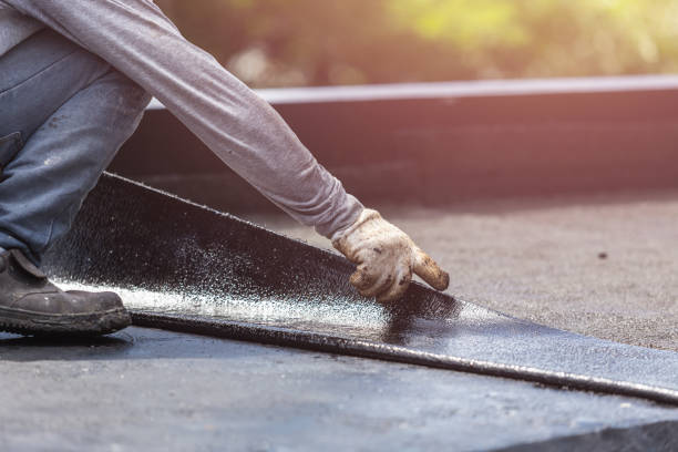 Professional Waterproofing technician working in Waterford, WI